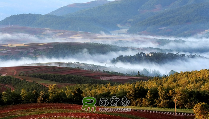 云南东川红土地拍摄