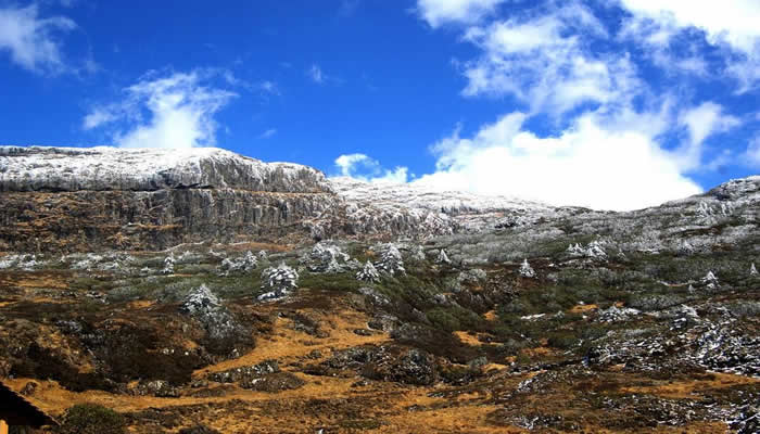 昆明轿子雪山山顶景色